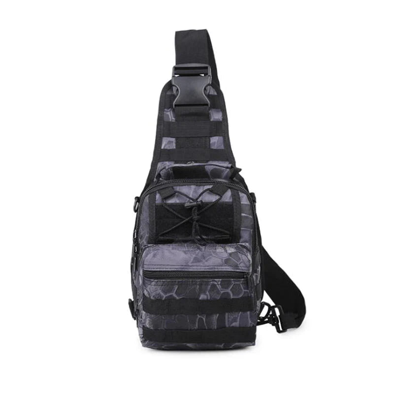 Mens Backpack Tactical Sling Shoulder Bag Molle Travel Chest Pack Outdoor Hiking